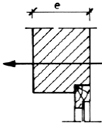 شکل پ١١-١٣ بازشوهای‌ همباد داخل‌ در دیوارهای‌ بدون عایق‌ حرارتی‌ یا با عایق‌ همگن